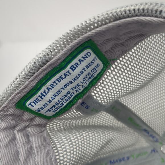 Idaho Heartbeat Trucker Hat Black OS Adjustable Mesh Back The Heartbeat Brand - Picture 9 of 9